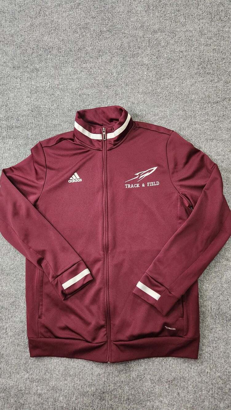 Adidas Track & Field Climacool Full Zip Jacket Maroon Size L